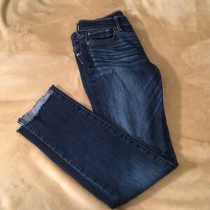 Abercrombie & Fitch Dark Blue Ankle Jeans